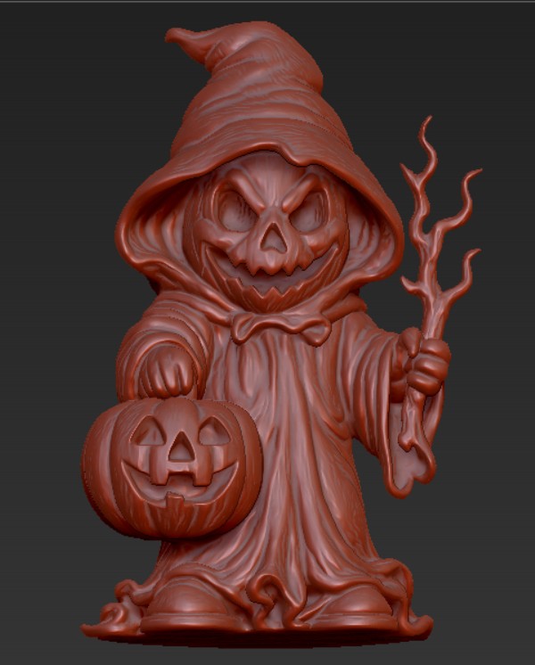 PUMPKIN Printable Figurine 3D print model