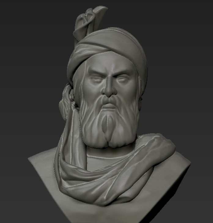 Ferdowsi Bust Free 3D print model