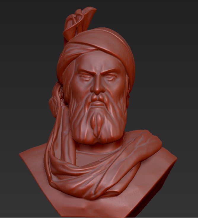 Ferdowsi Bust Free 3D print model