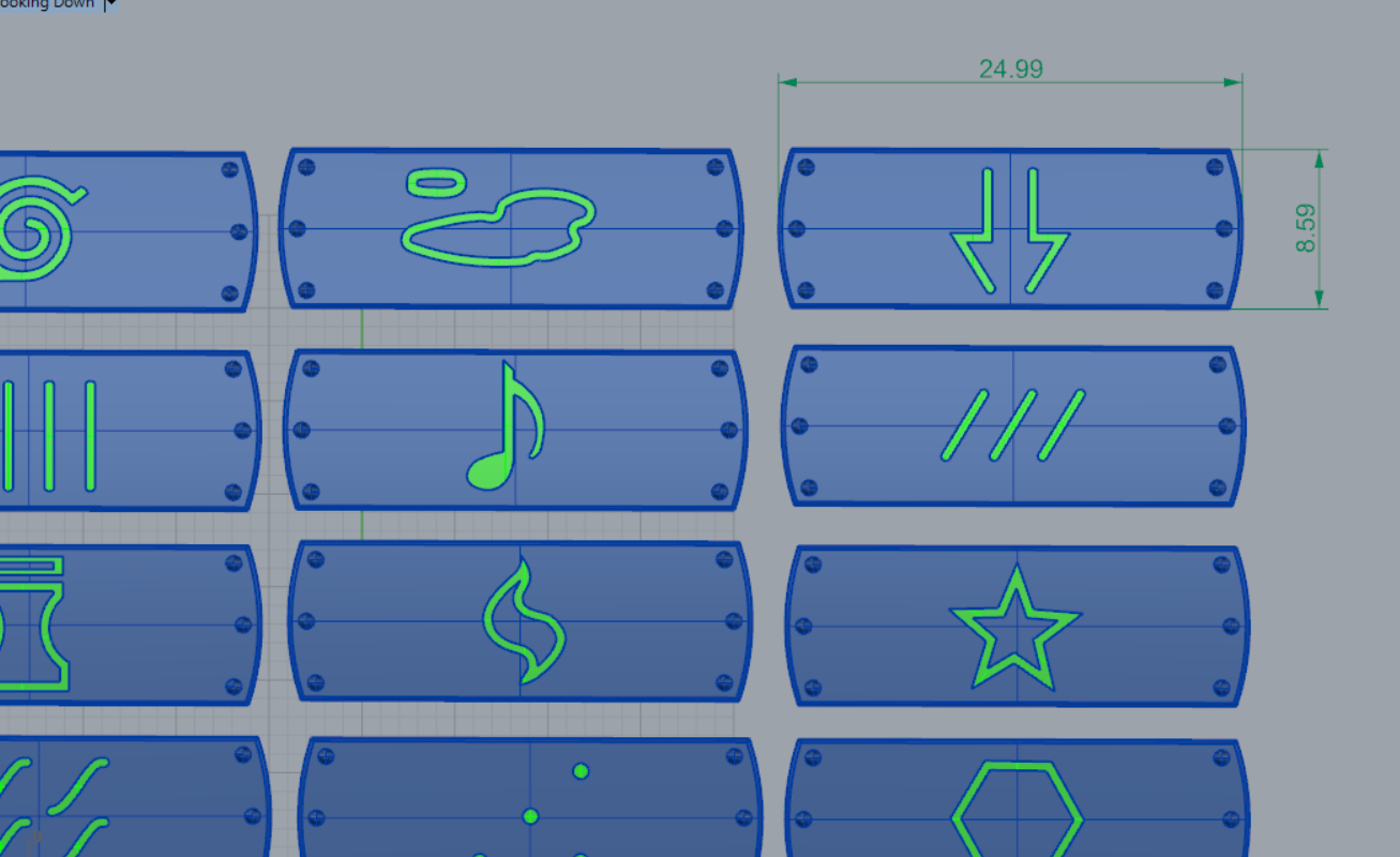 thumb 1 for ninja headbands set 3D print model